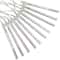 10ct. White Transparent Dripping Icicle Snowfall Christmas Light Tubes with Clear Wire